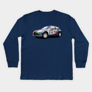 Ford Focus WRC Martini Kids Long Sleeve T-Shirt